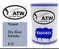 Preview: Nissan, Sky Blue Metallic, 510: 500ml Lackdose, von ATW Autoteile West.